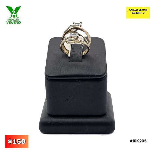 ANILLO DE ORO 10 KILATES A10K205
