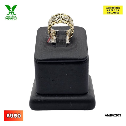 ANILLO DE 18K AM18K203