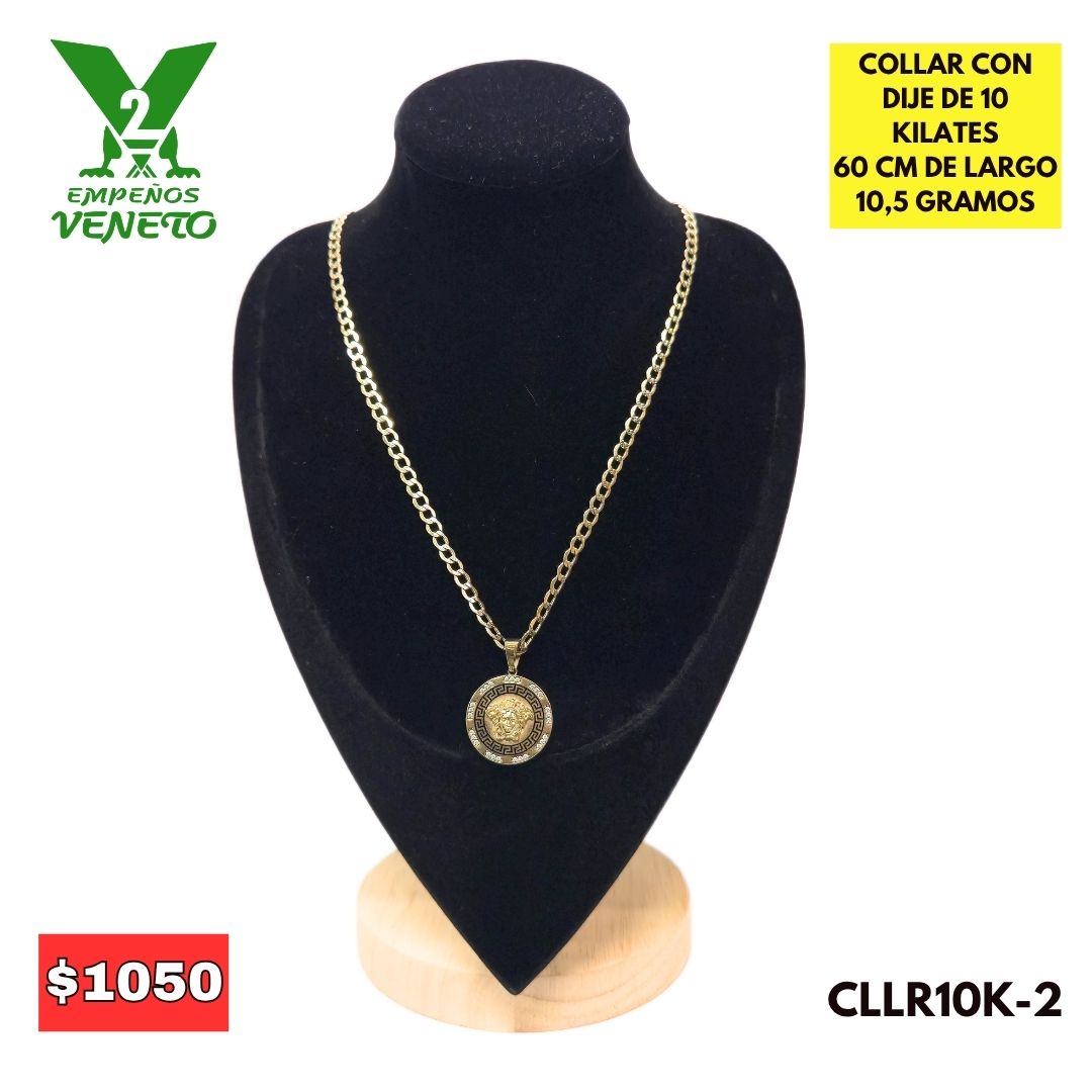 COLLAR CON DIJE DE 10 KILATES CLLR10K-2