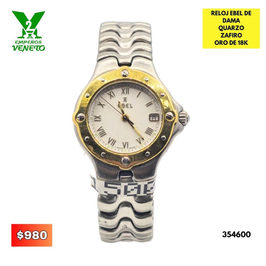 RELOJ EBEL ACERO Y ORO 354600