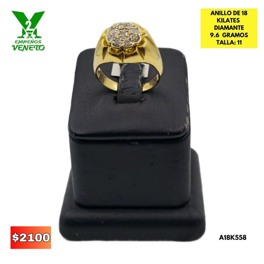 ANILLO DE 18 KILATES A18K588