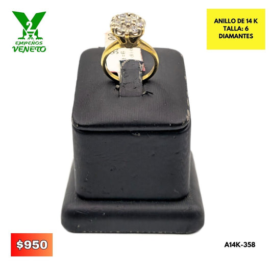 ANILLO DE ORO 14 KILATES A14K-358