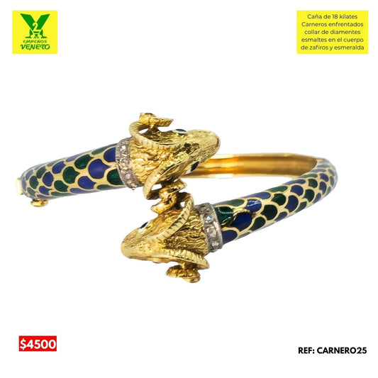 PULSERA DE 18 KILATES DE CARNEROS