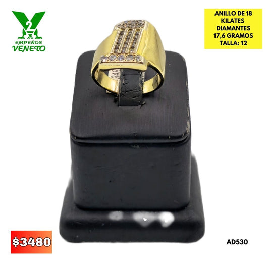 ANILLO DE 18 KILATES AD530
