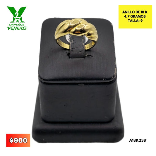 ANILLO DE 18 KILATES A18K238