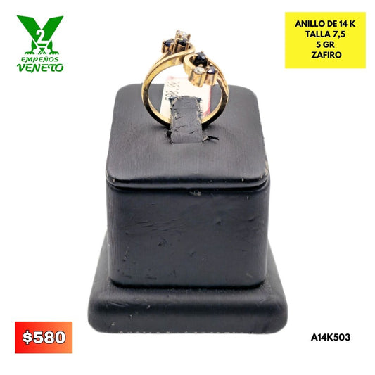ANILLO DE ORO DE 14 KILATES A14K503