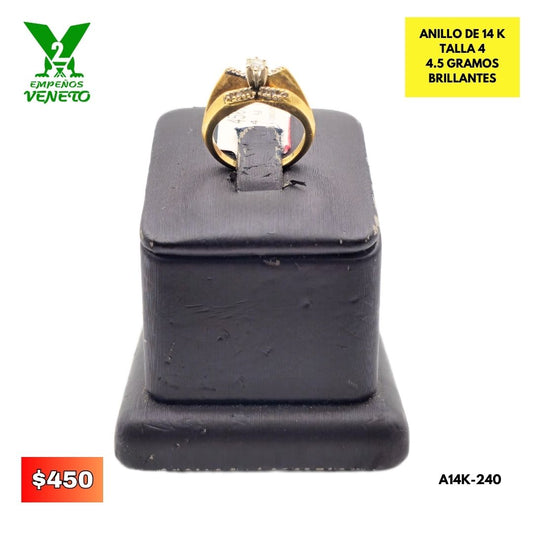 ANILLO DE 14 KILATES A14K-240