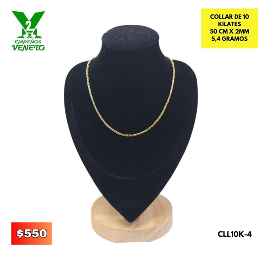 COLLAR DE 10 KILATES CLL10K-4
