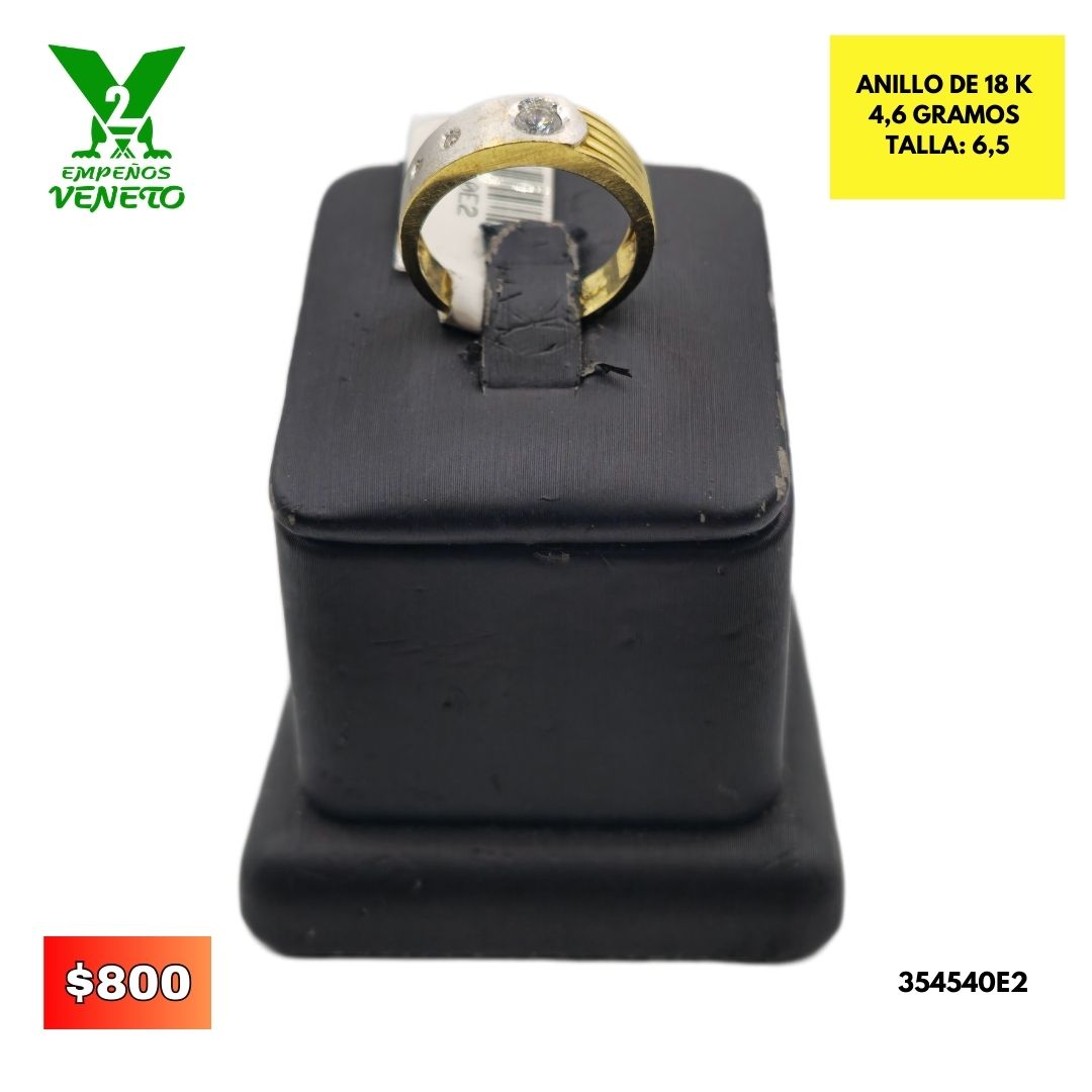 ANILLO DE 18 KILATES 354540E2