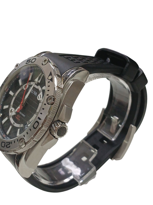 RELOJ BULOVA CHAPLAIN BLACK 1467