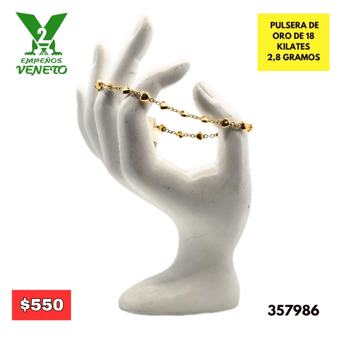 PULSERA DE ORO DE 18 KILATES 357986