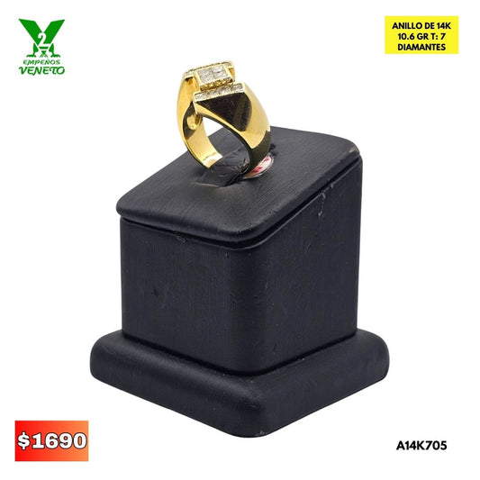 ANILLO DE ORO 14 K A14K705