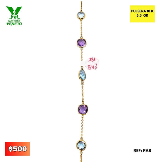 PULSERA DE ORO DE 18 K PA8