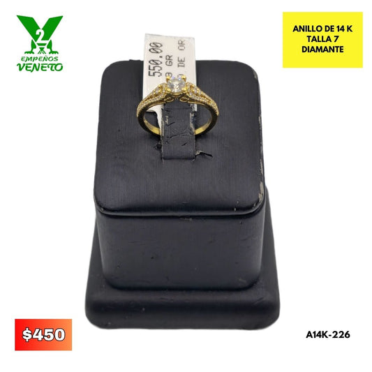 ANILLO DE 14 KILATES A14K-226