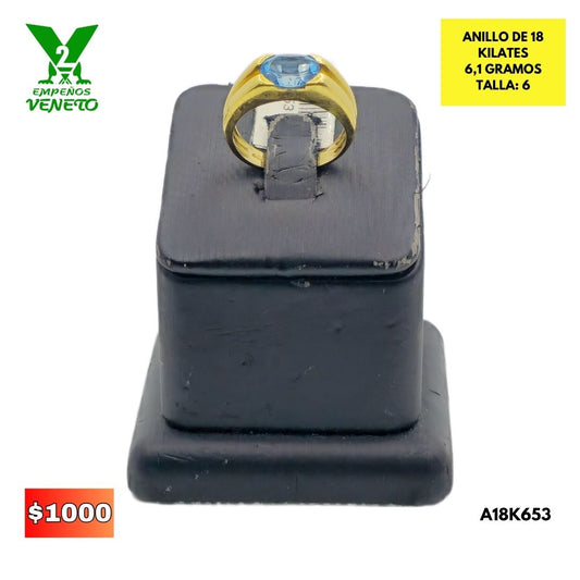 ANILLO DE 18 KILATES A18K653