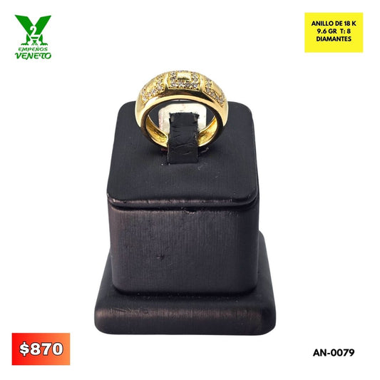 ANILLO DE ORO 18K AN-0079