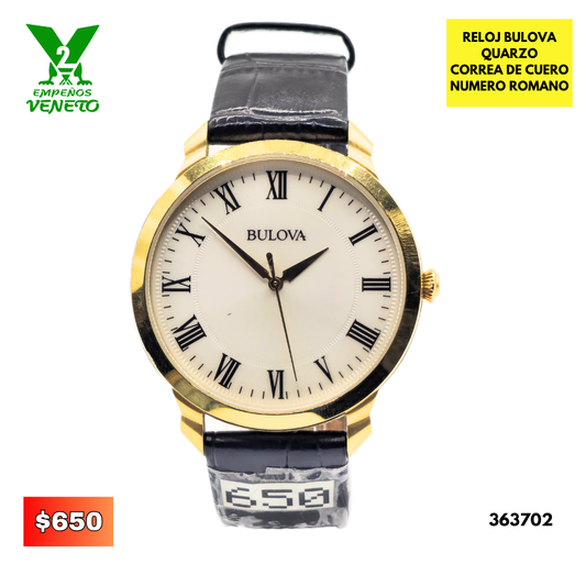 RELOJ BULOVA CLASICO 363702