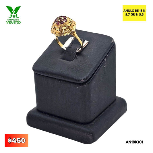 ANILLO DE ORO 18K AN18K101