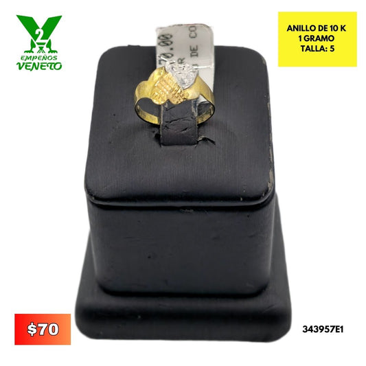 ANILLO DE ORO 10 K 343957E1