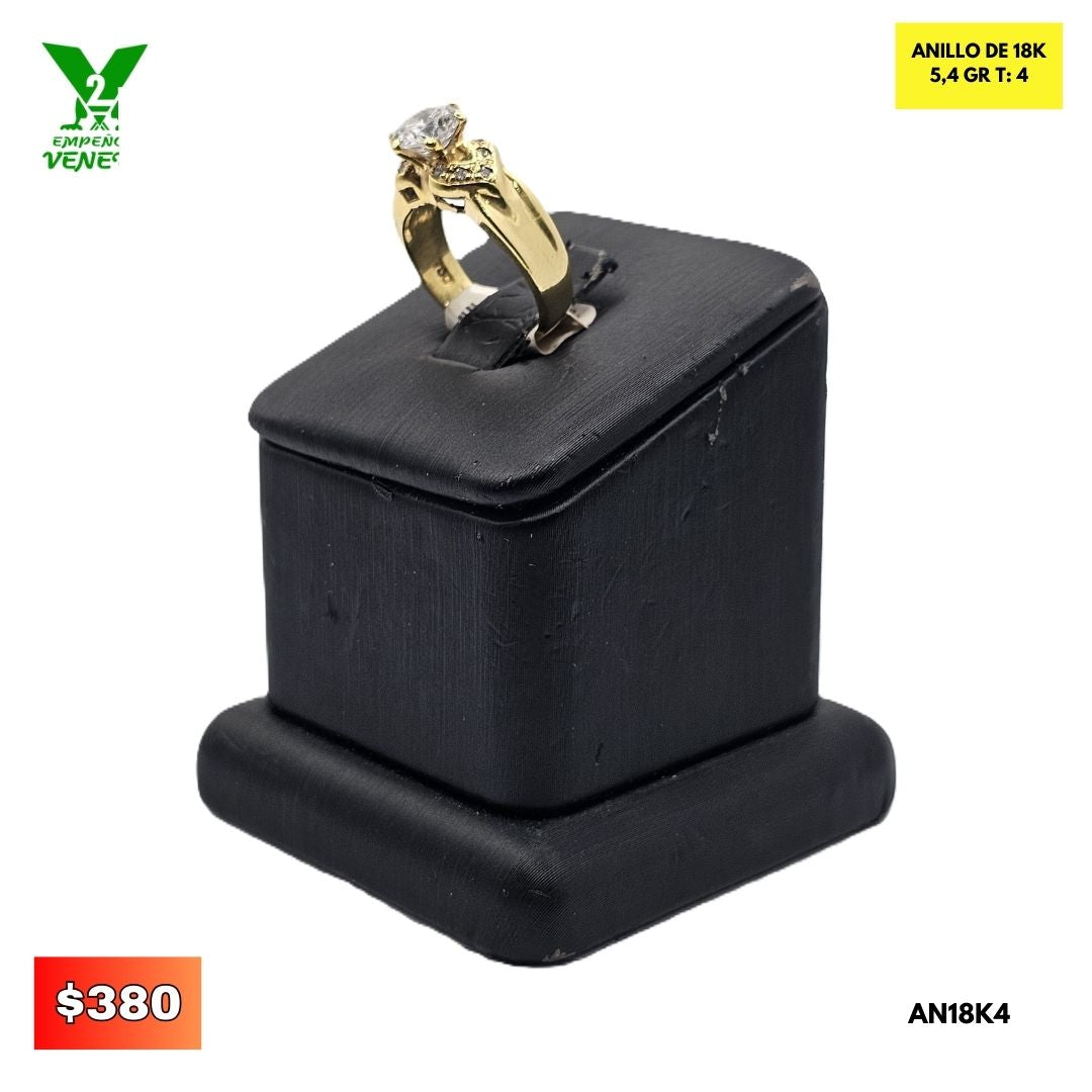 ANILLO DE 18 KILATES AN18K4