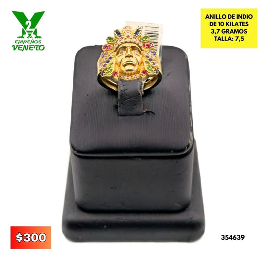 ANILLO DE INDIO 10 KILATES 354639