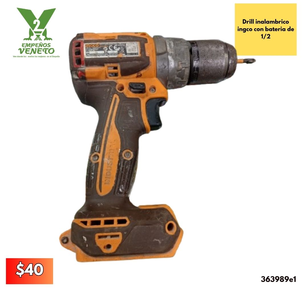 Drill ingco inalámbrico 363989e1