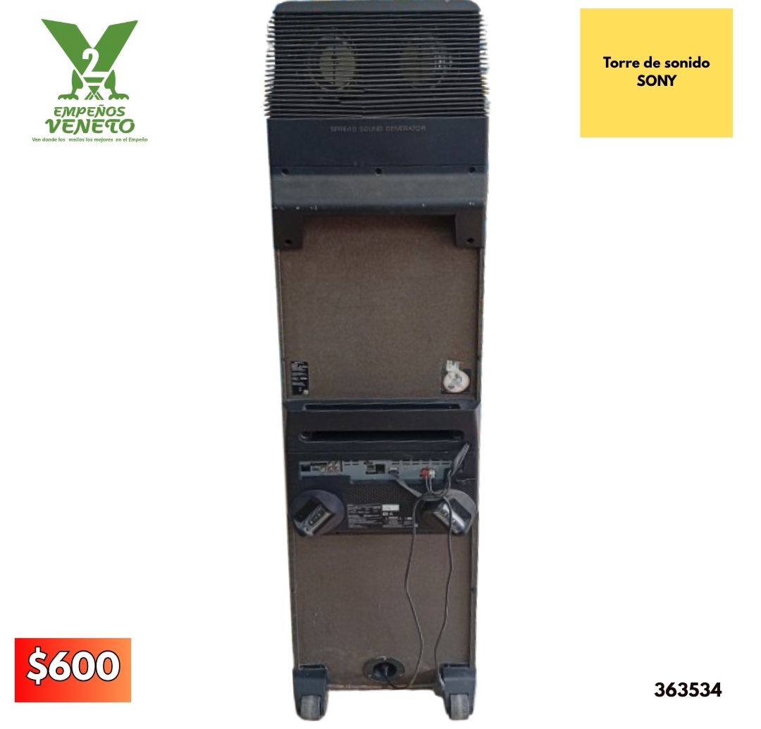 TORRE DE SONIDO SONY 363534