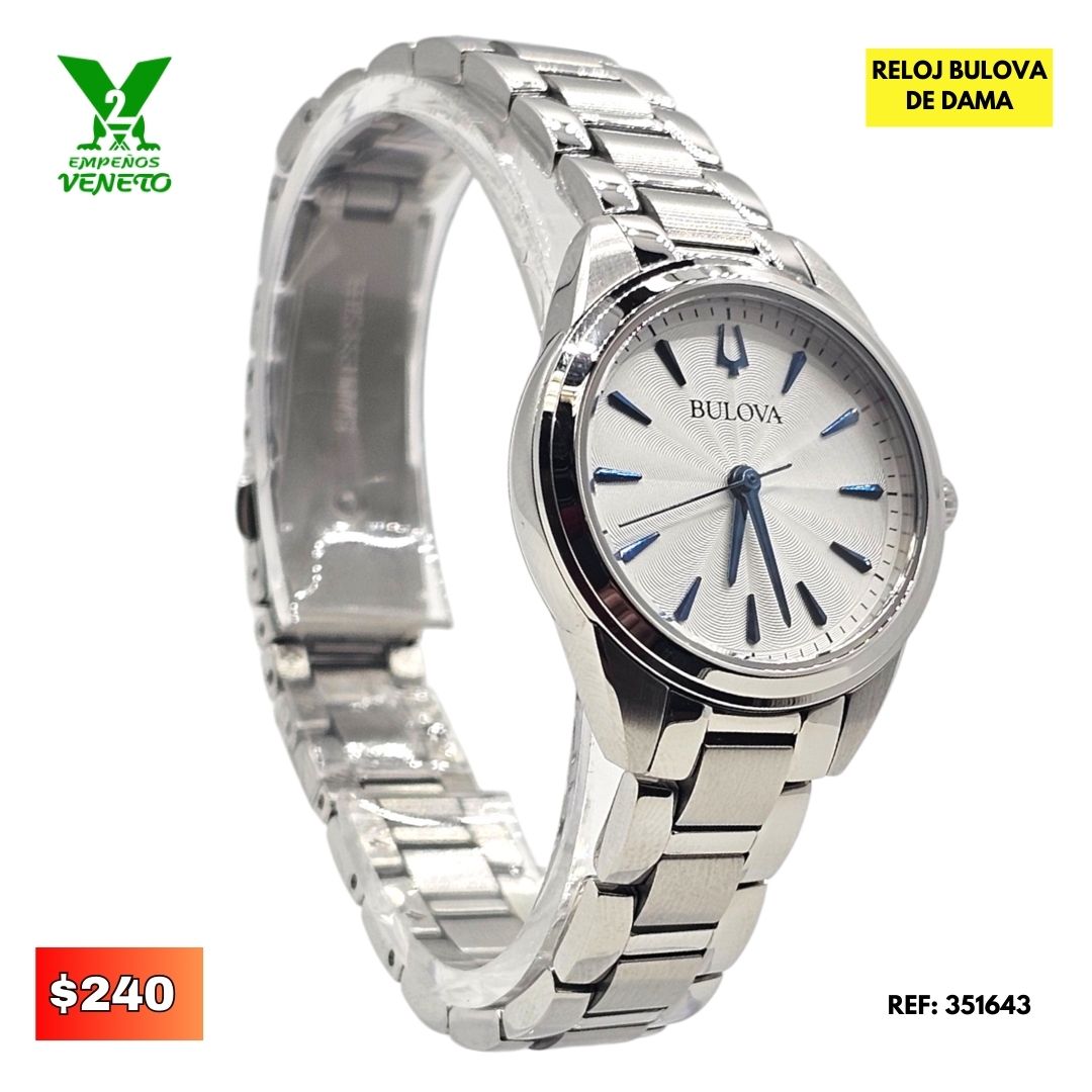 RELOJ BULOVA DE DAMA 351643