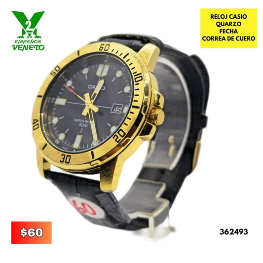 RELOJ CASIO DORADO 362493