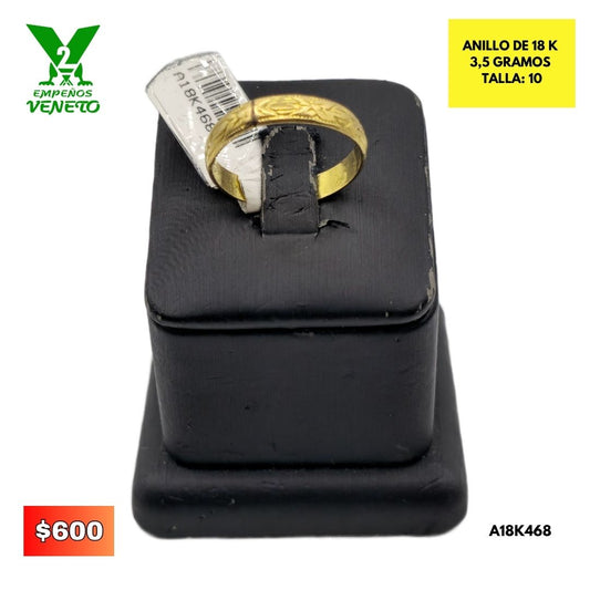 ANILLO DE 18 KILATES A18K468
