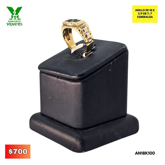 ANILLO DE ORO 18K AN18K100