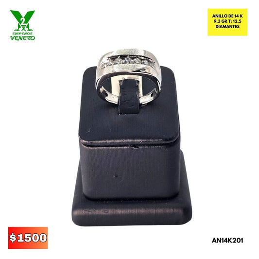 ANILLO DE ORO 14K AN14K201