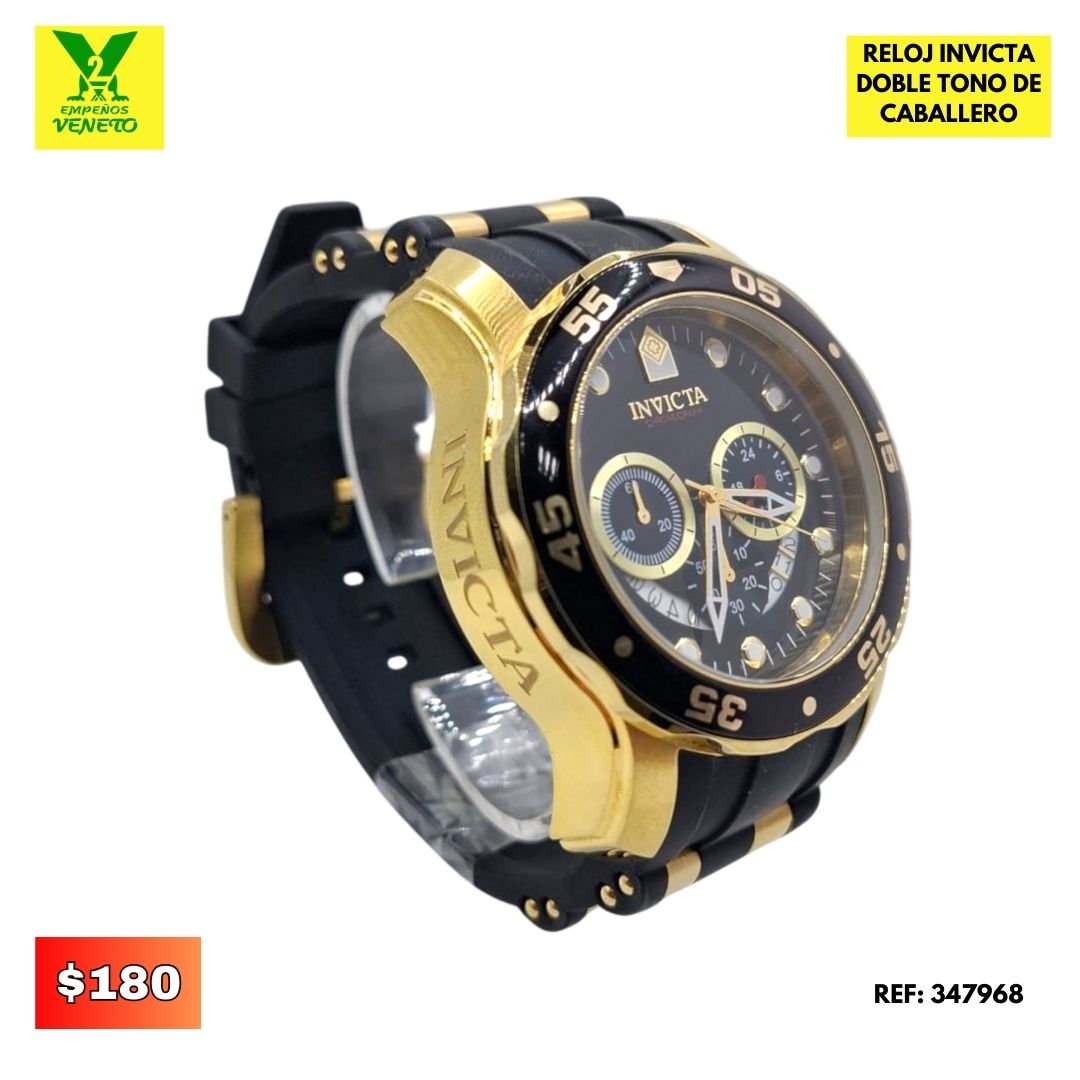RELOJ INVICTA DORADO 347968