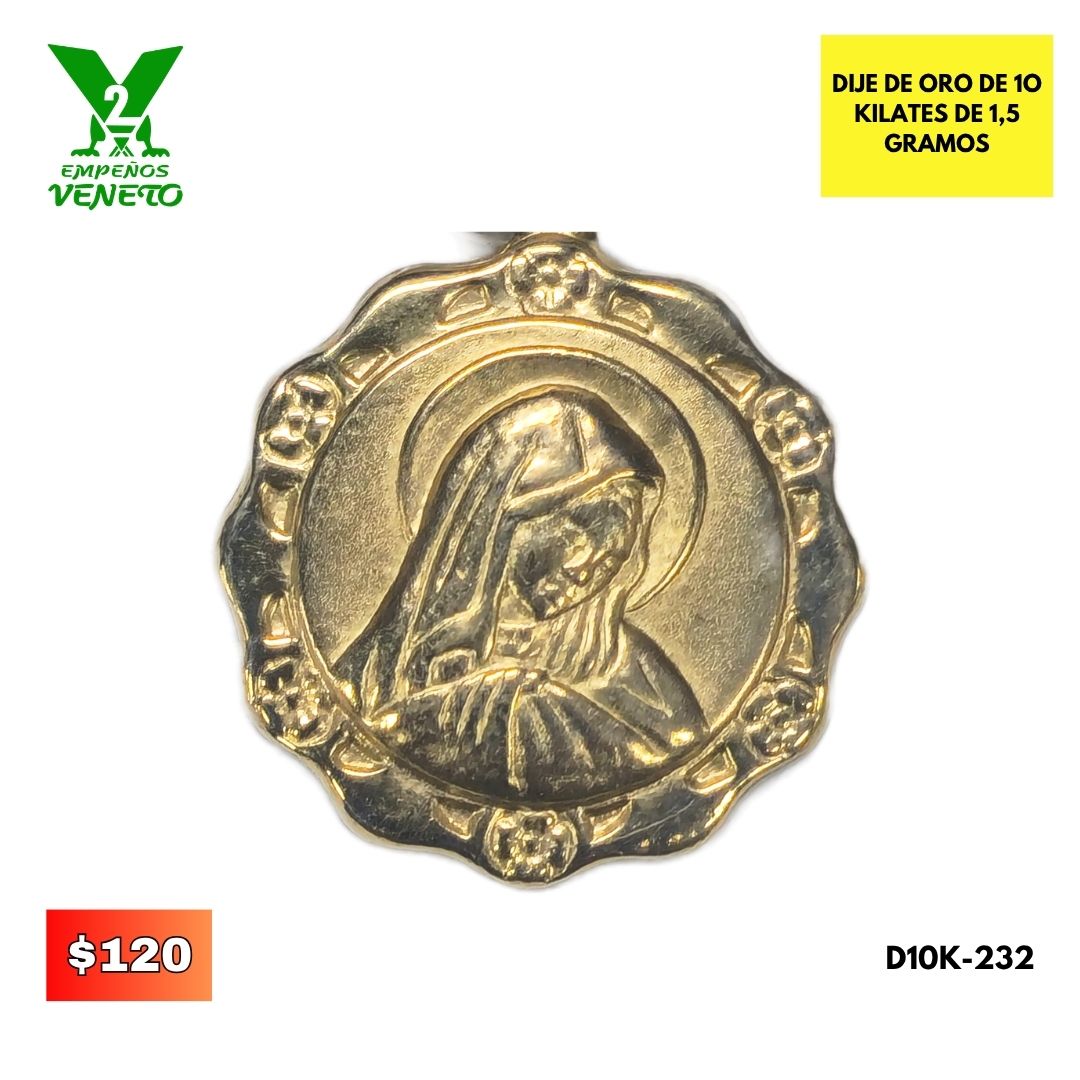 DIJE DE ORO DE 10 KILATES D10K-232