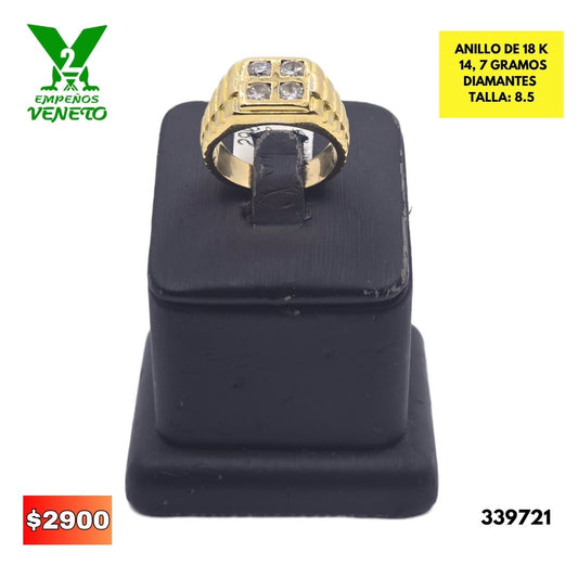 ANILLO DE 18 KILATES 339721