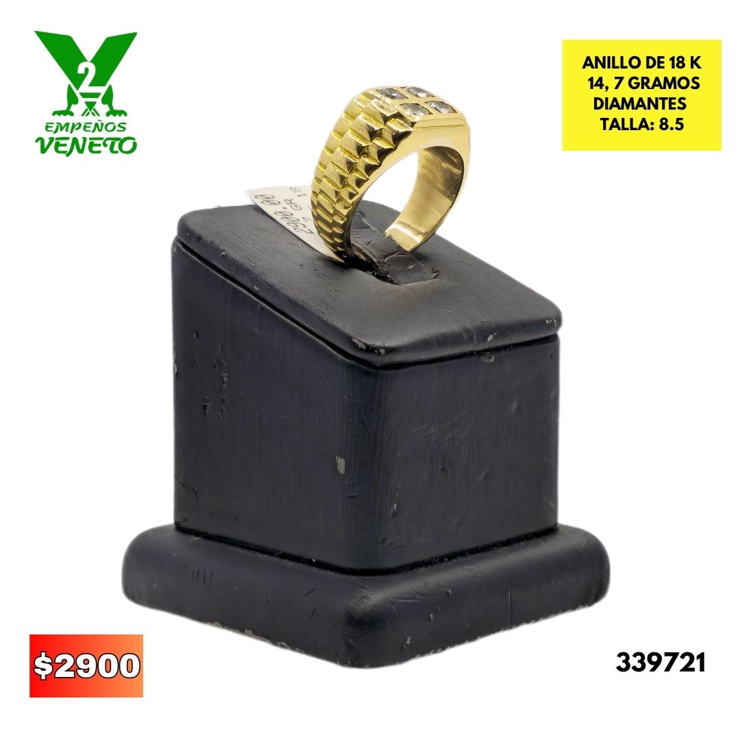 ANILLO DE 18 KILATES 339721