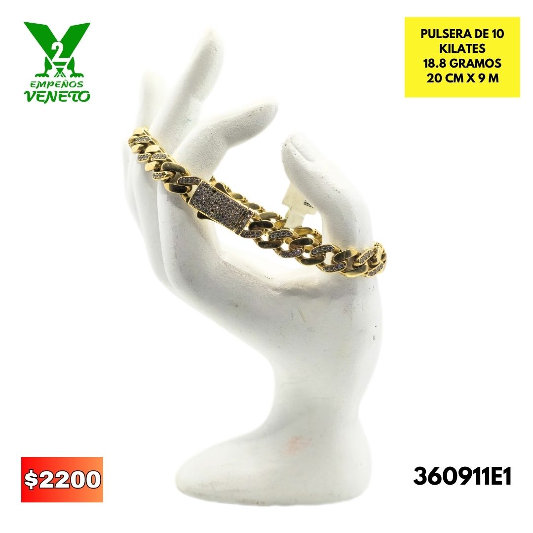 PULSERA DE ORO DE 1O KILATES