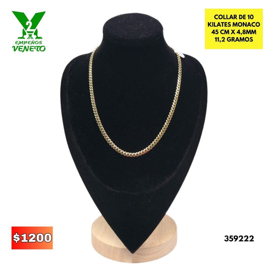 COLLAR DE ORO DE 10 KILATES 359222