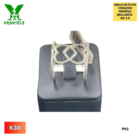 ANILLO DE PLATA P113