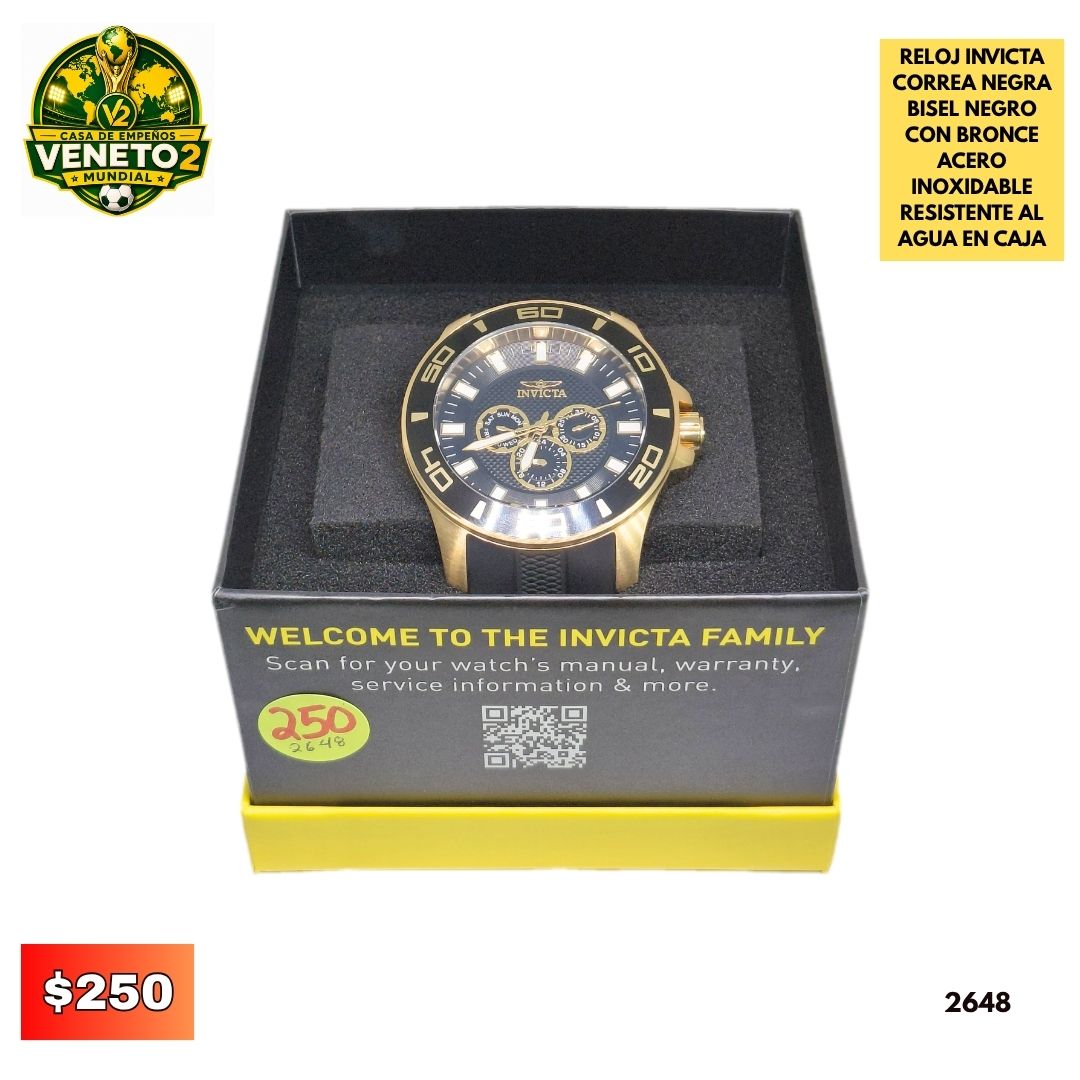 RELOJ INVICTA 2648 EN CAJA