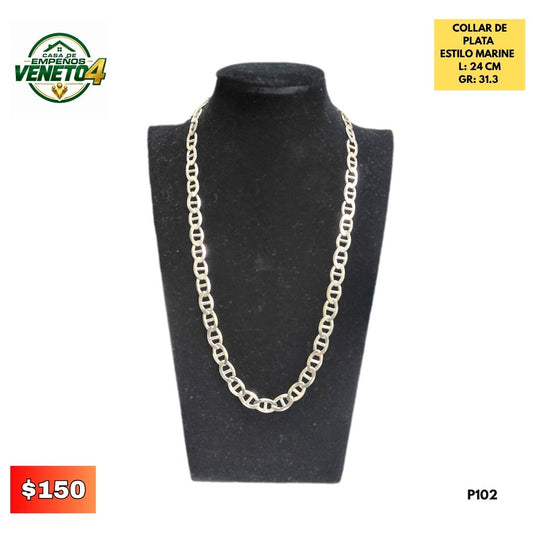 COLLAR DE PLATA P102