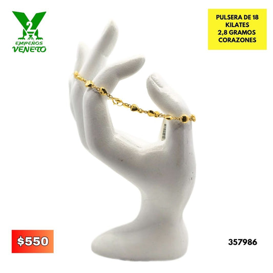 PULSERA DE ORO 18 KILATES 357986