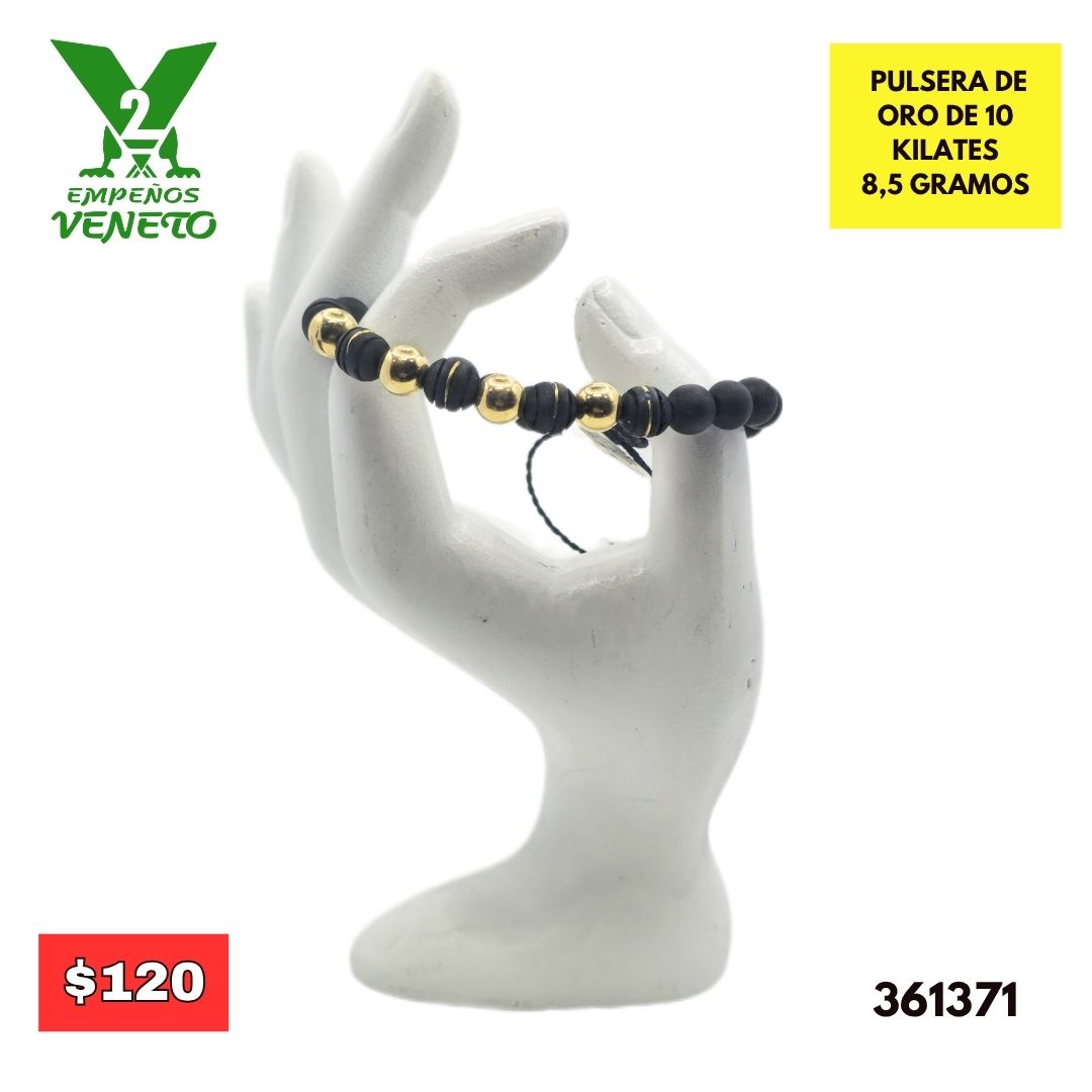 PULSERAS DE BALINES DE 10 KILATES 361371