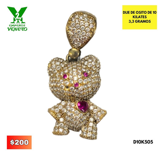 DIJE DE OSITO D10K505