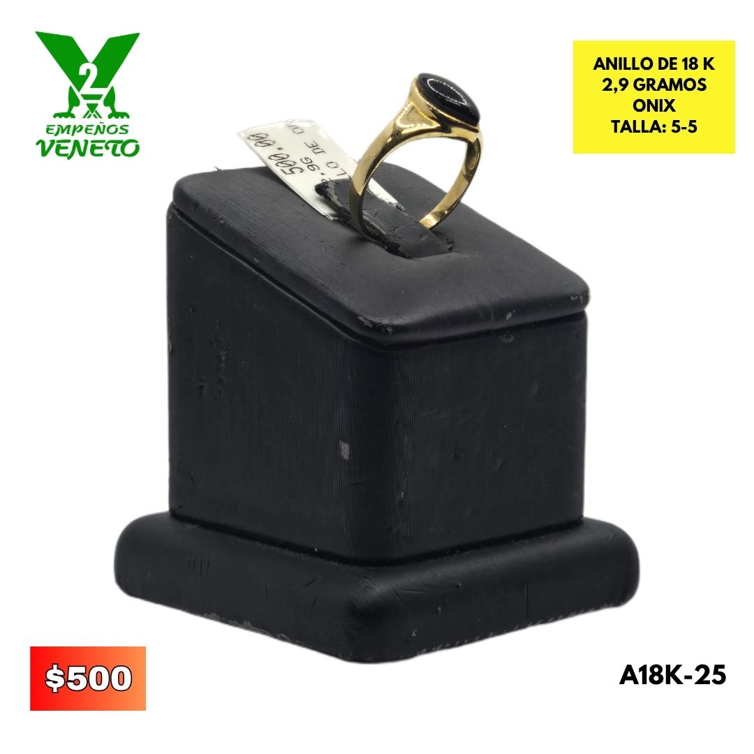 ANILLO DE 18 KILATES A18K-25