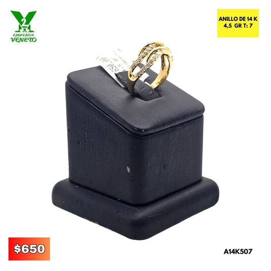 ANILLO DE 14 KILATES A14K507