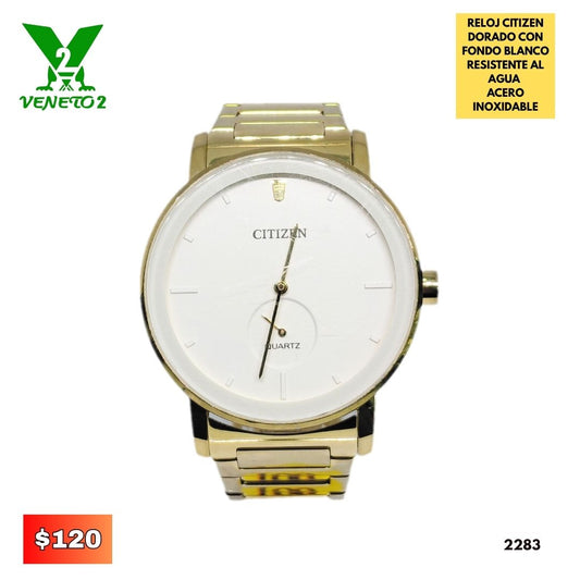 RELOJ CITIZEN DORADO 2283
