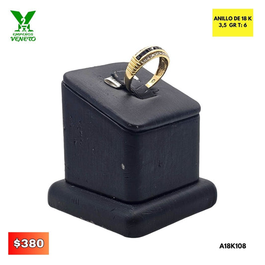 ANILLO DE 18 KILATES A18K108
