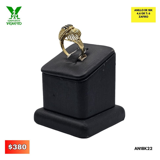 ANILLO DE 18 KILATES AN18K22
