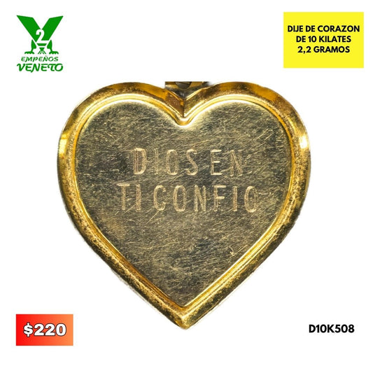 DIJE DE ORO DE 10 KILATES D10K508